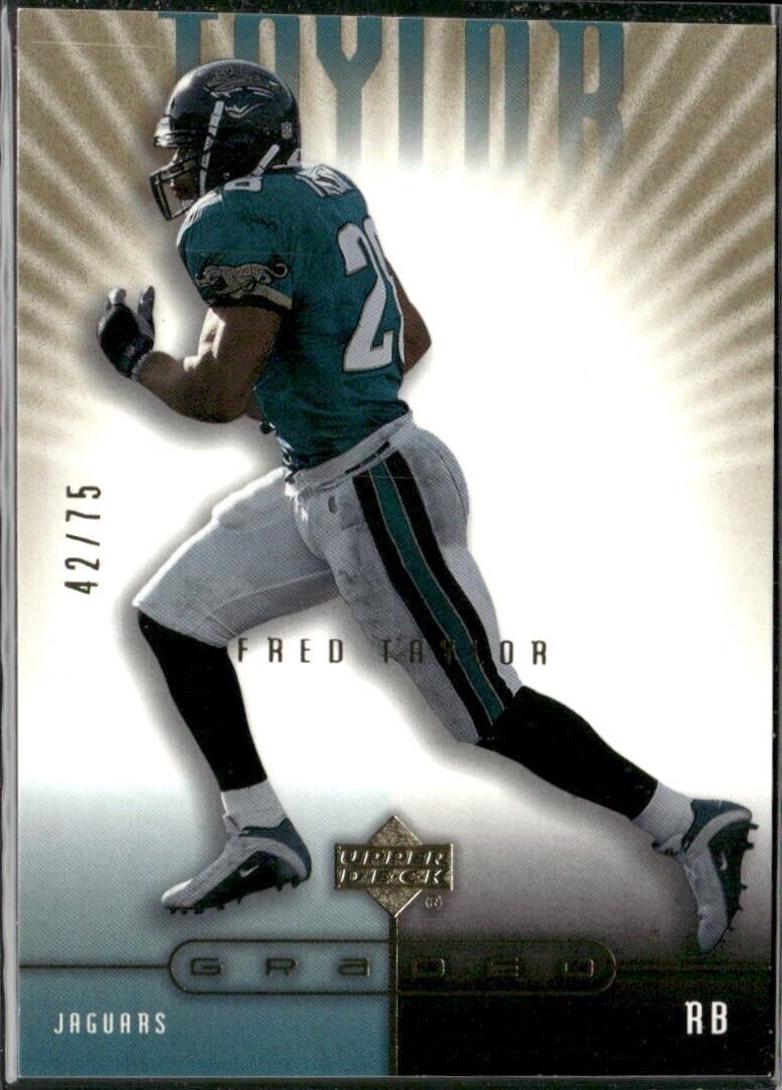 Fred Taylor #41 Football Cards 2002 Upper Deck Graded