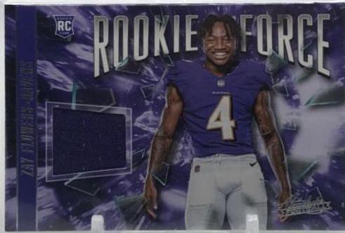 Zay Flowers #RF-14 Football Cards 2023 Panini Absolute Rookie Force