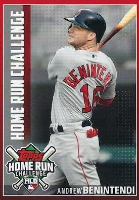 Andrew Benintendi #HRC-22 Baseball Cards 2019 Topps Home Run Challenge Codes