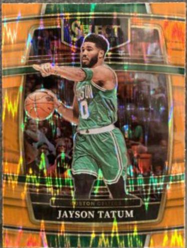2021 Jayson Tatum [Orange Flash Prizm] #77