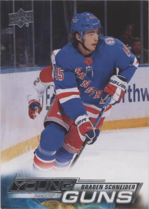 Braden Schneider #214 Hockey Cards 2022 Upper Deck