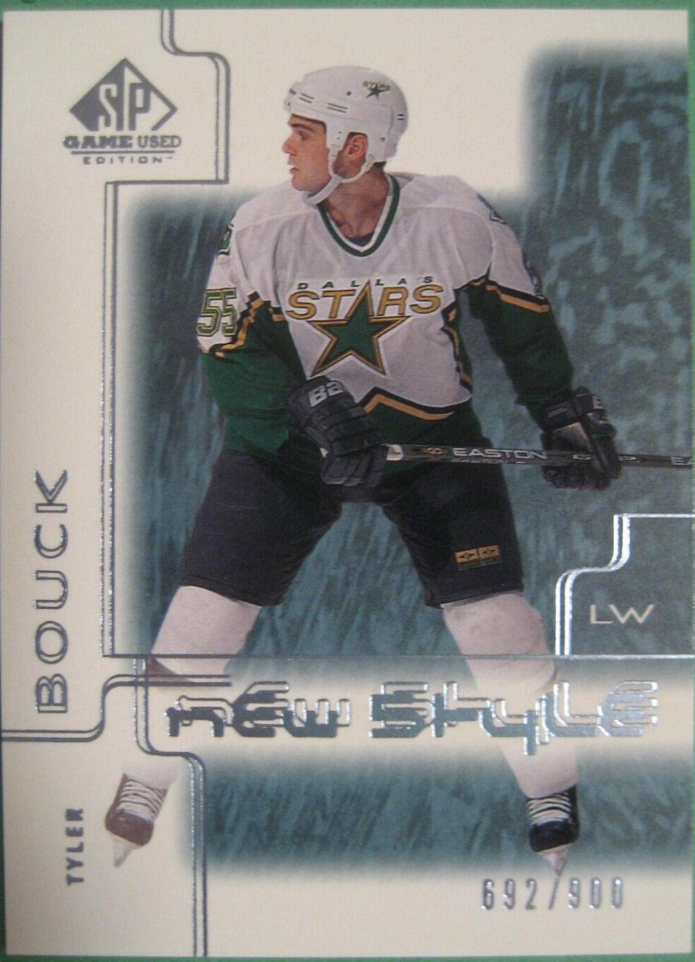 Tyler Bouck #68 Hockey Cards 2000 SP Game Used