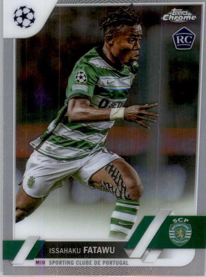 Issahaku Fatawu #119 Soccer Cards 2022 Topps Chrome UEFA Club Competitions