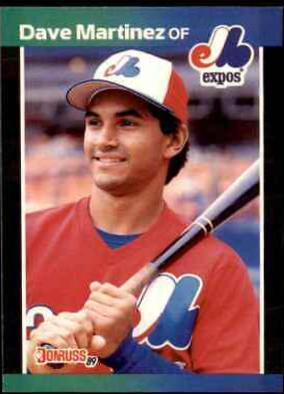 Dave Martinez #102 Baseball Cards 1989 Donruss