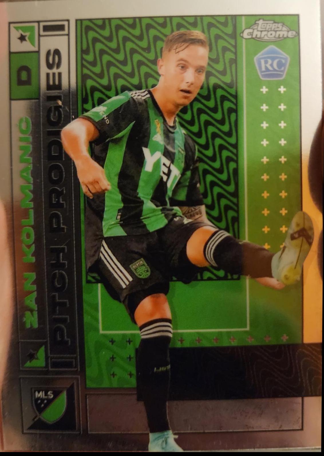 Zan Kolmanic #86 Soccer Cards 2022 Topps Chrome MLS