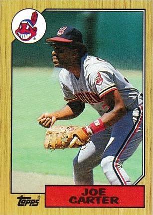 Joe Carter #220 Baseball Cards 1987 Topps