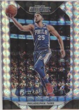 Ben Simmons #5 Basketball Cards 2018 Panini Prizm Mosaic