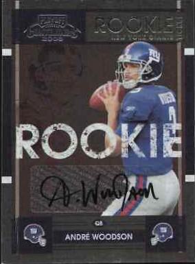 Andre Woodson #105 2008 Playoff Contenders Football