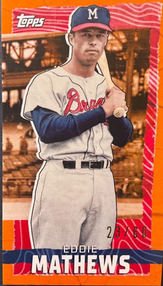 Eddie Mathews [Orange] #MRIP-EM