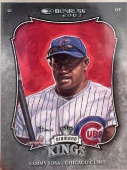 Sammy Sosa #13 Baseball Cards 2003 Donruss Diamond Kings
