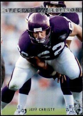 Jeff Christy #SE26 Football Cards 1995 Upper Deck Special Edition