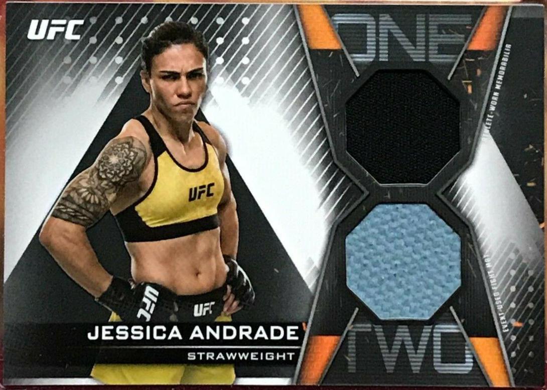 Jessica Andrade #CR-JA Ufc Cards 2019 Topps UFC Knockout One Two Combination Relics
