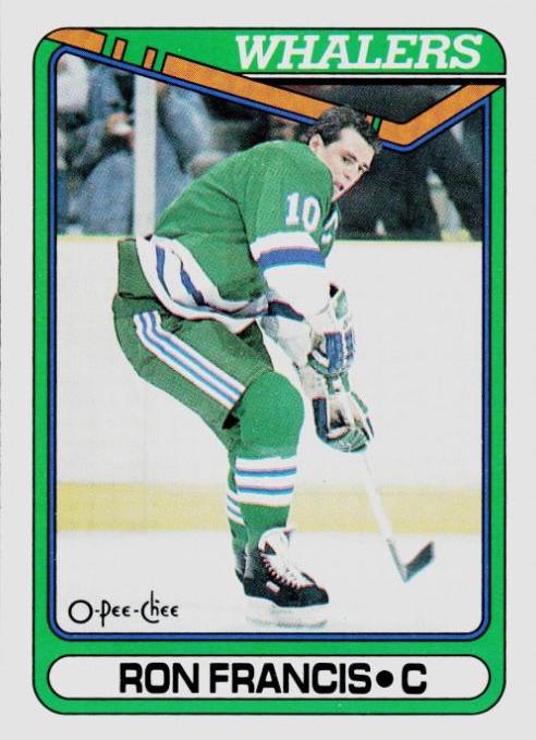 Ron Francis #311 1990-91 O-Pee-Chee Hockey