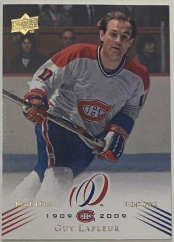 Guy Lafleur #18 Hockey Cards 2008 Upper Deck Montreal Canadiens Centennial