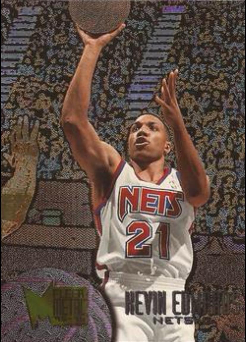 Kevin Edwards #170 Basketball Cards 1995 Metal