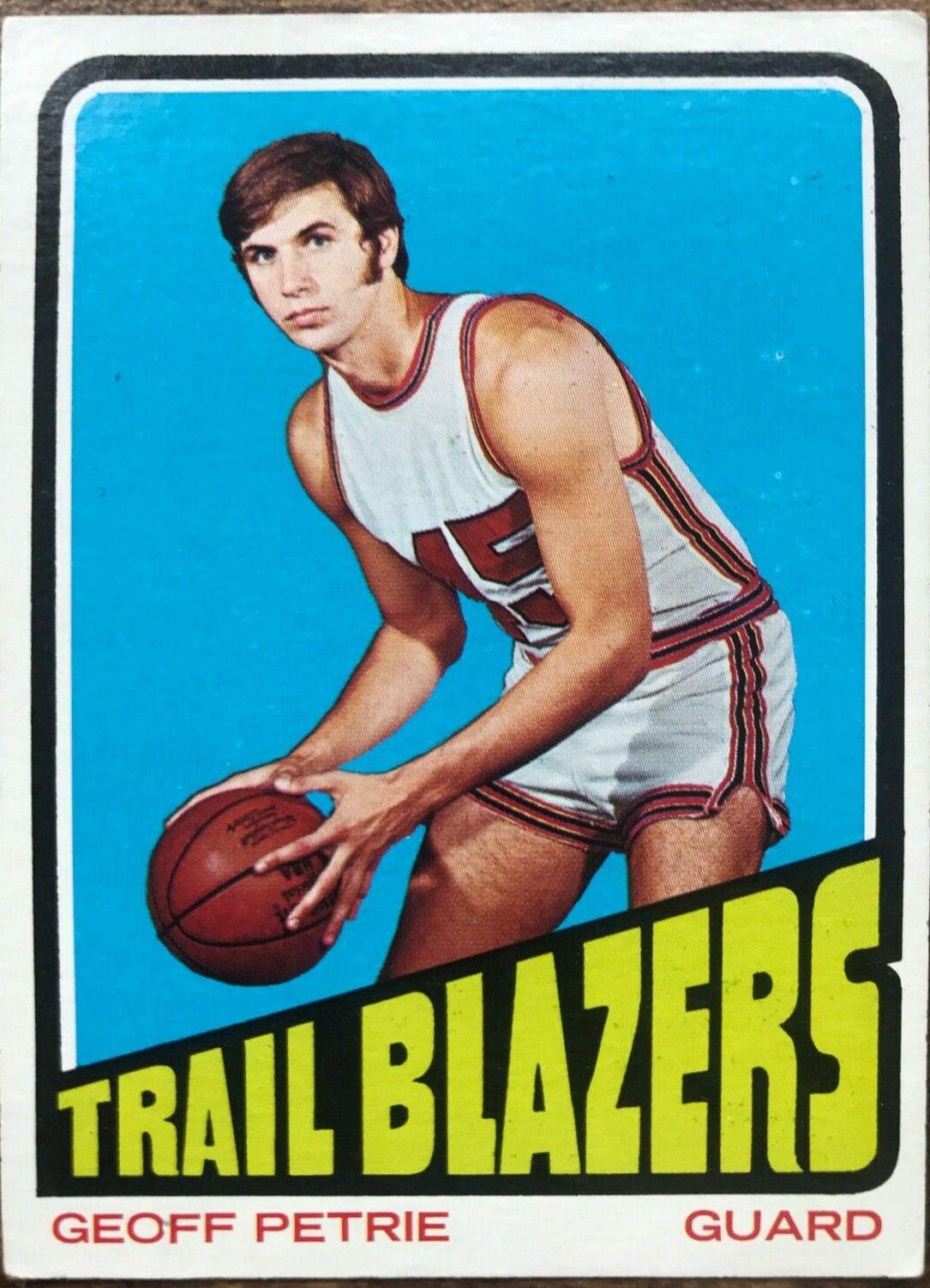 Geoff Petrie #3 Basketball Cards 1972 Topps