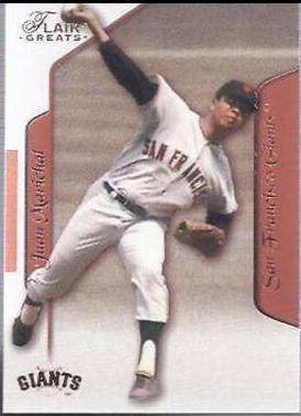Juan Marichal #27 Baseball Cards 2003 Flair Greats