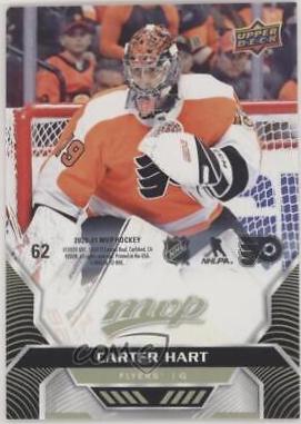 Carter Hart #62 Hockey Cards 2020 Upper Deck MVP Puzzle Back