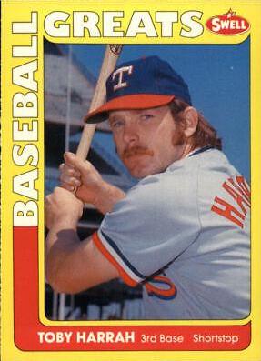 Toby Harrah #37 Baseball Cards 1991 Swell Greats