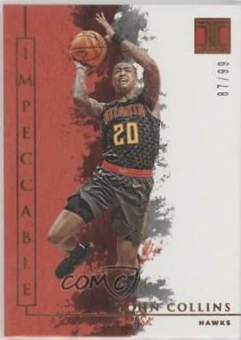John Collins #27 Basketball Cards 2019 Panini Impeccable