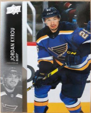 Jordan Kyrou #405 Hockey Cards 2021 Upper Deck