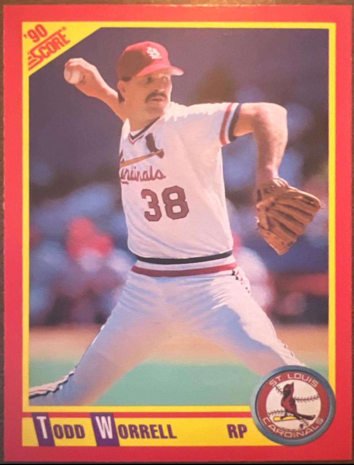 Todd Worrell #392 Baseball Cards 1990 Score