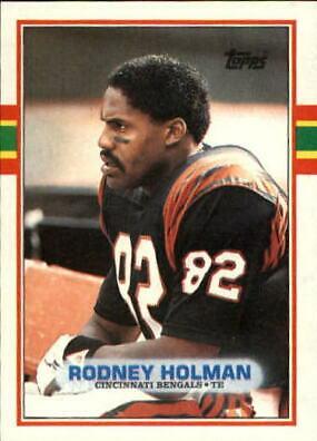 Rodney Holman #32 Football Cards 1989 Topps