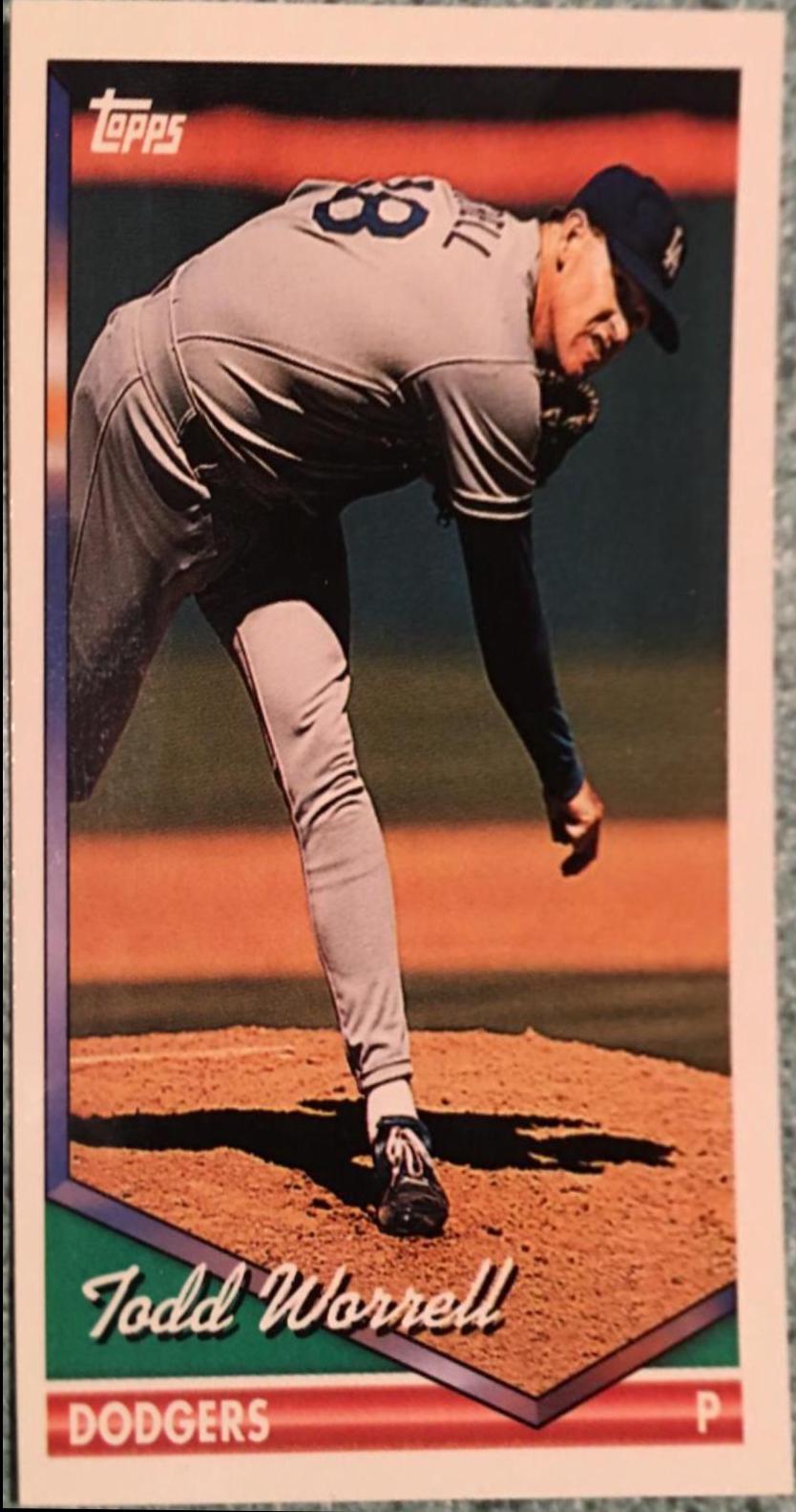 Todd Worrell #611 Baseball Cards 1994 Topps
