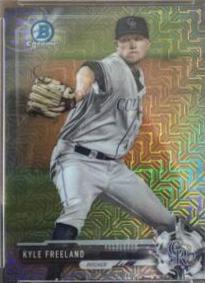 Kyle Freeland #BCP109 Baseball Cards 2017 Bowman Mega Box Chrome Prospects