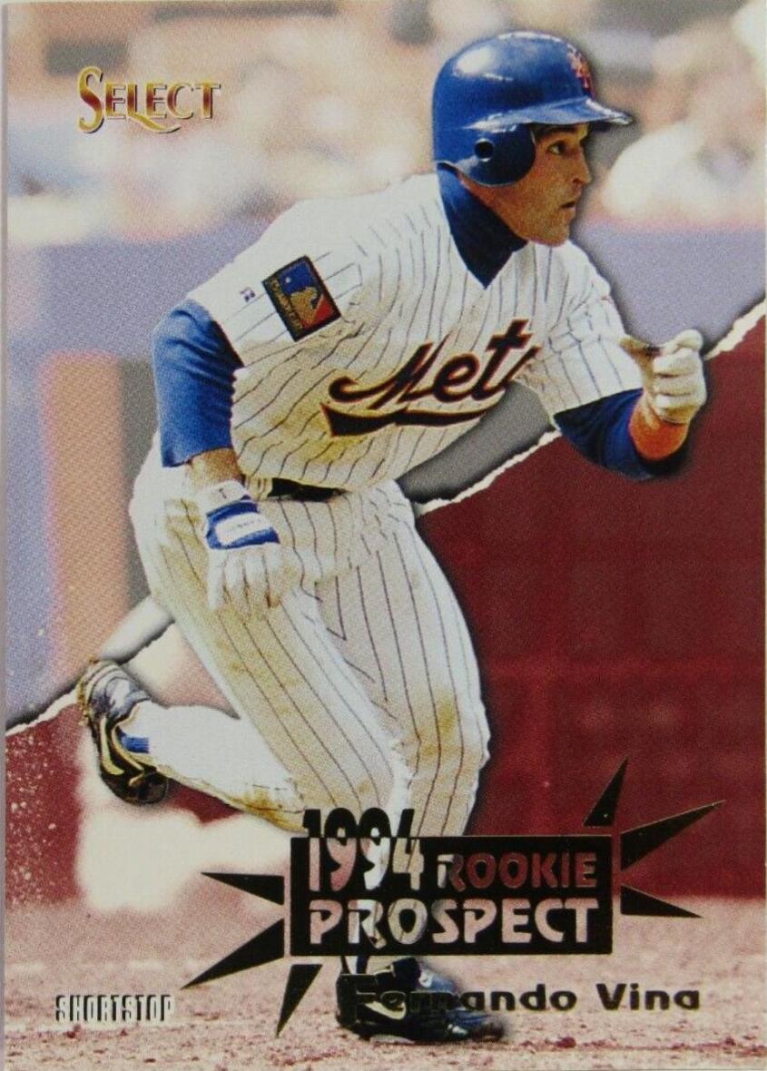 Fernando Vina #384 Baseball Cards 1994 Select