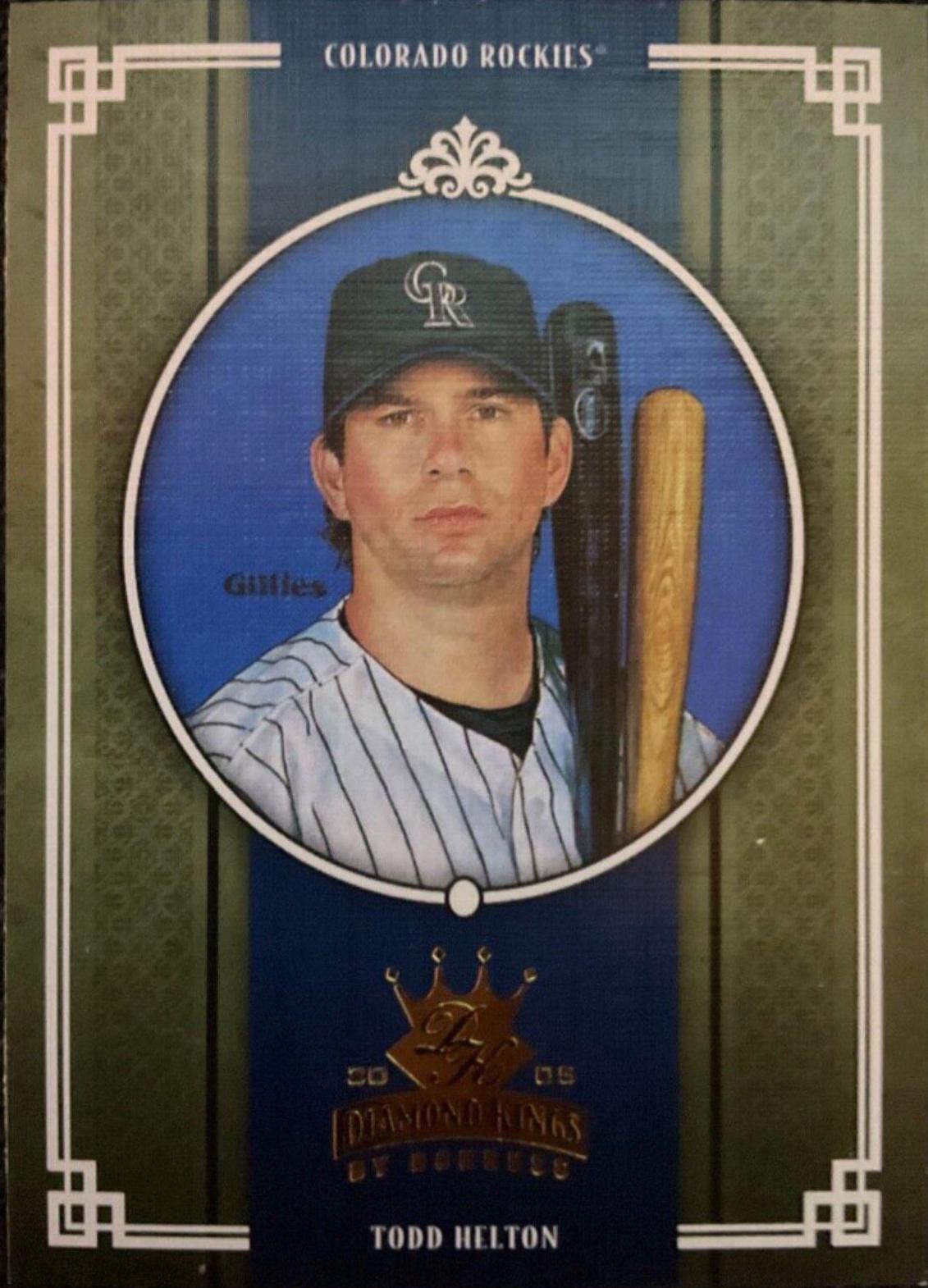 Todd Helton #84 Baseball Cards 2005 Donruss Diamond Kings