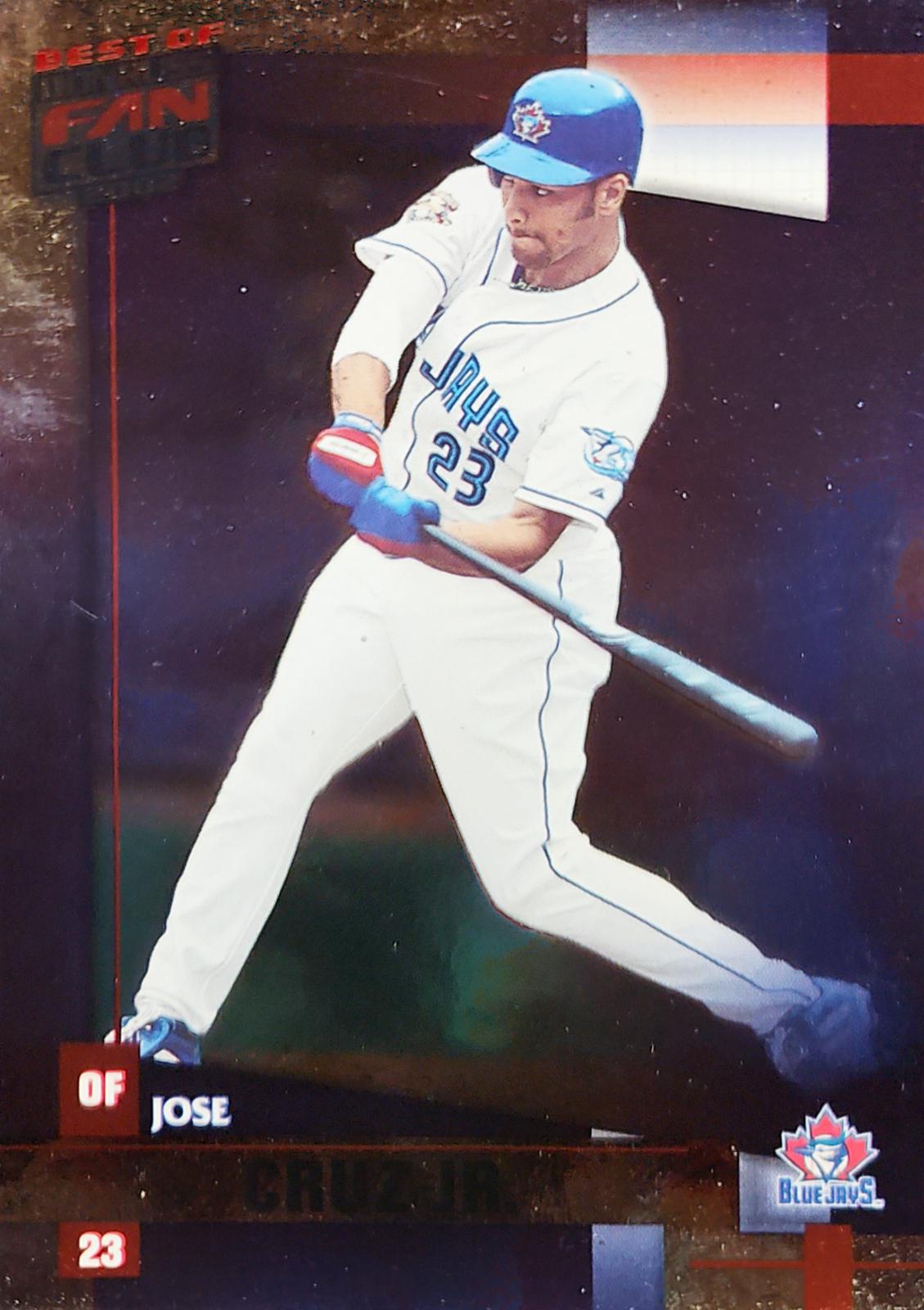 Jose Cruz Jr #127 Baseball Cards 2002 Donruss Best of Fan Club