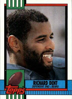 Richard Dent #376 Football Cards 1990 Topps