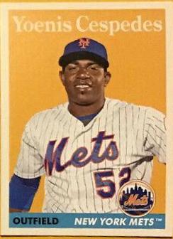 Yoenis Cespedes #7 Baseball Cards 2016 Topps Throwback Thursday