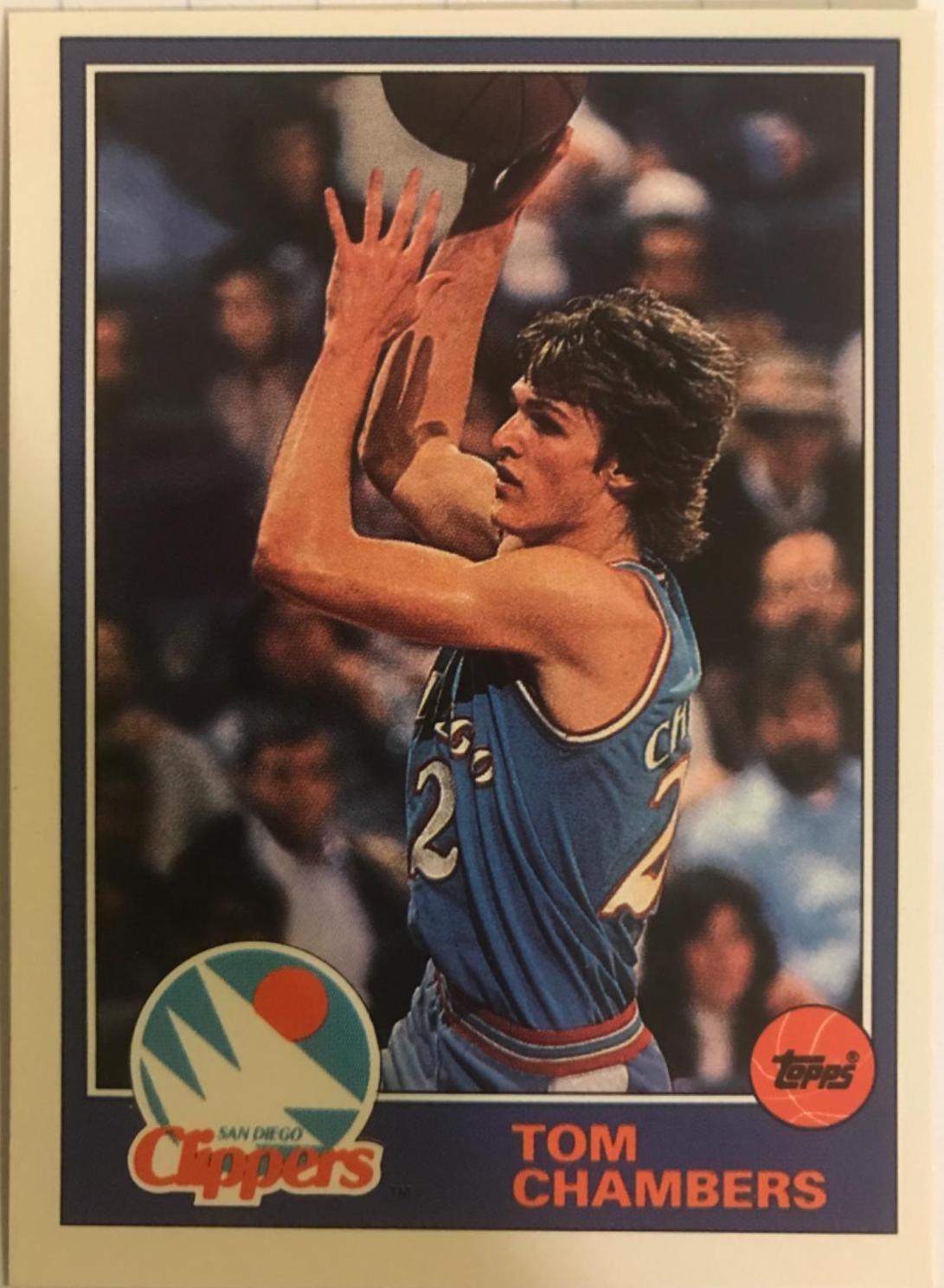 Tom Chambers #15 Basketball Cards 1992 Topps Archives