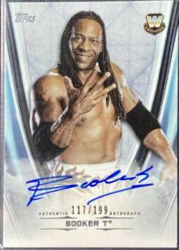 Booker T #A-BT Wrestling Cards 2020 Topps WWE Undisputed Autographs