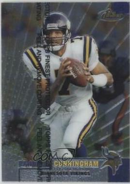 Randall Cunningham #8 Football Cards 1999 Topps Finest