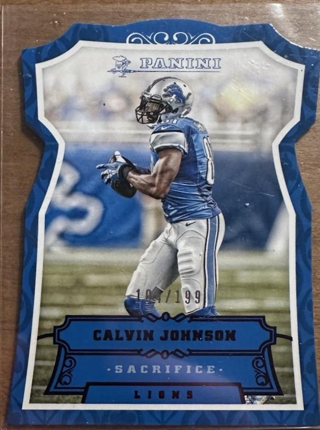 Calvin Johnson [Sacrifice Die Cut] #193