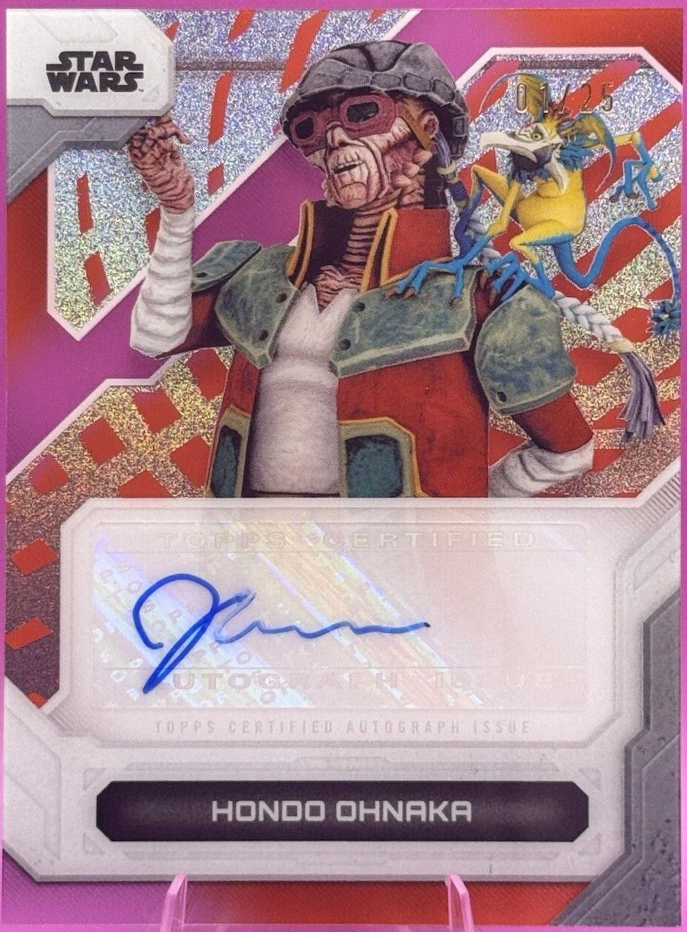 Jim Cummings #A-JC Star Wars 2024 Topps High-Tek Autograph