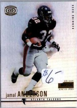 Jamal Anderson #4 Football Cards 2001 Pacific Dynagon