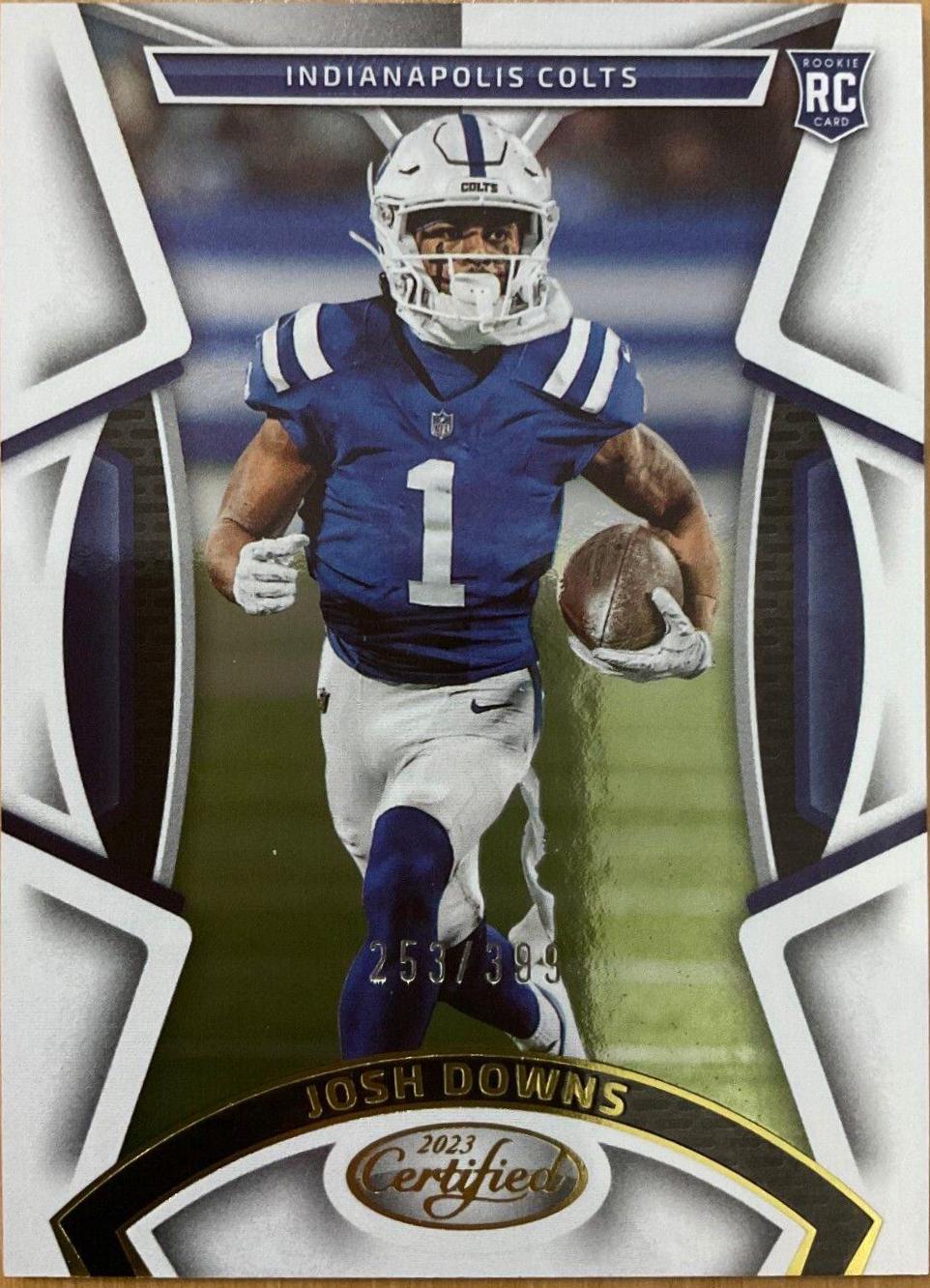 Josh Downs #133 2023 Panini Certified Football