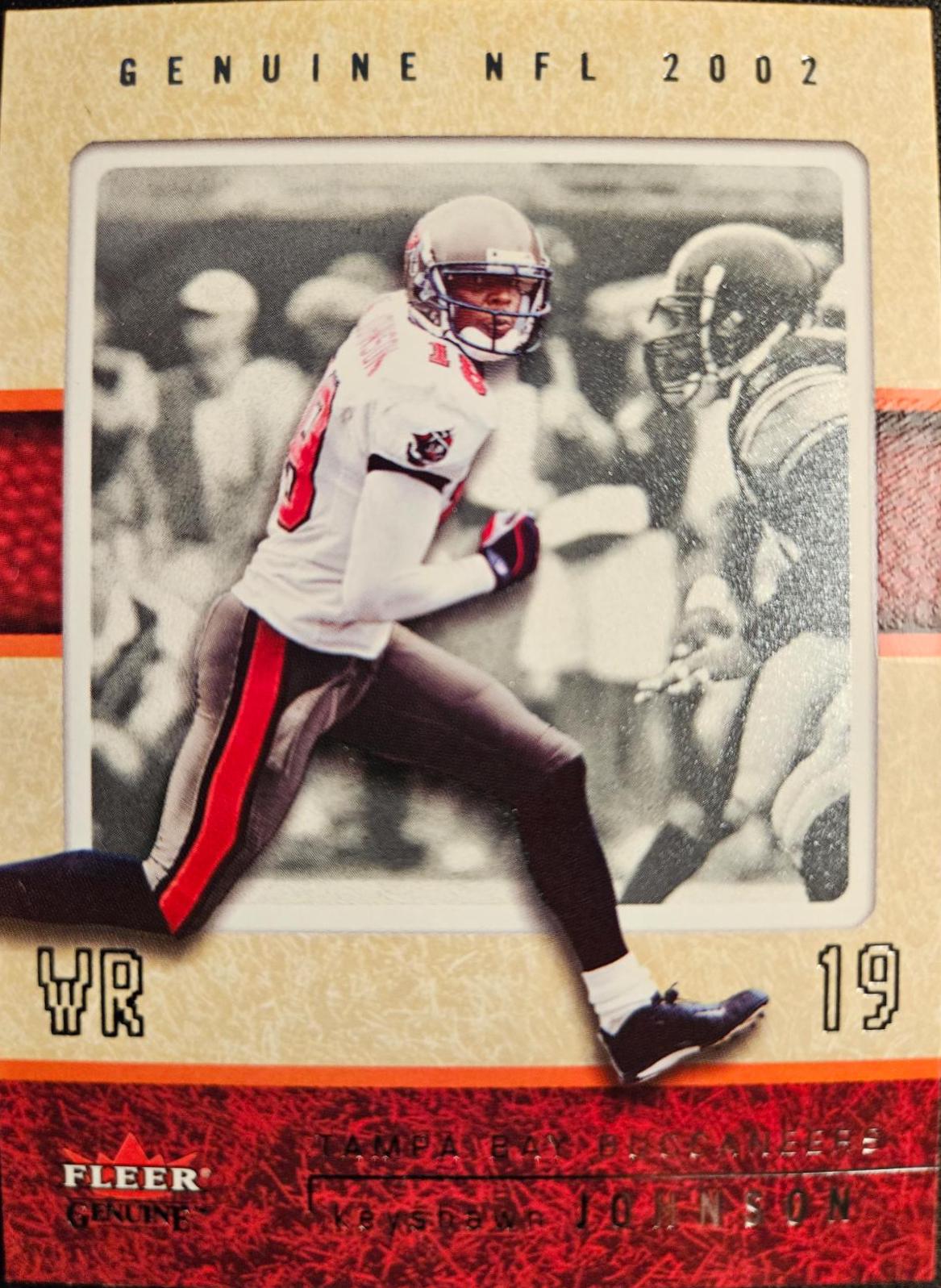 Keyshawn Johnson #2 2002 Fleer Genuine Football