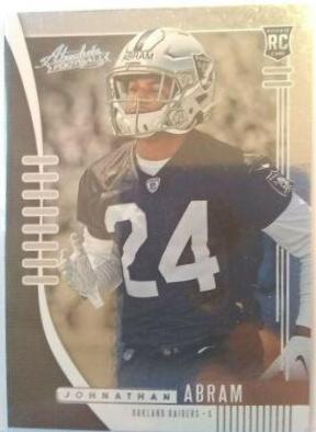 Johnathan Abram #182 Football Cards 2019 Panini Absolute