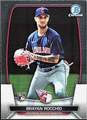 Brayan Rocchio #26 Baseball Cards 2023 Bowman Chrome