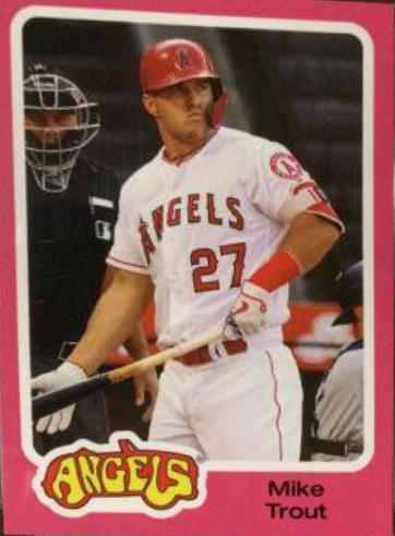 Mike Trout #40 Baseball Cards 2019 Topps Throwback Thursday