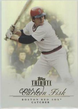 Carlton Fisk #19 Baseball Cards 2012 Topps Tribute