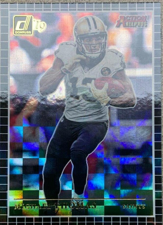 Michael Thomas #AAP 9 Football Cards 2019 Donruss Action All Pros