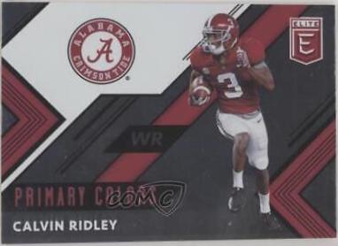 Calvin Ridley #6 Football Cards 2018 Panini Elite Draft Picks Primary Colors