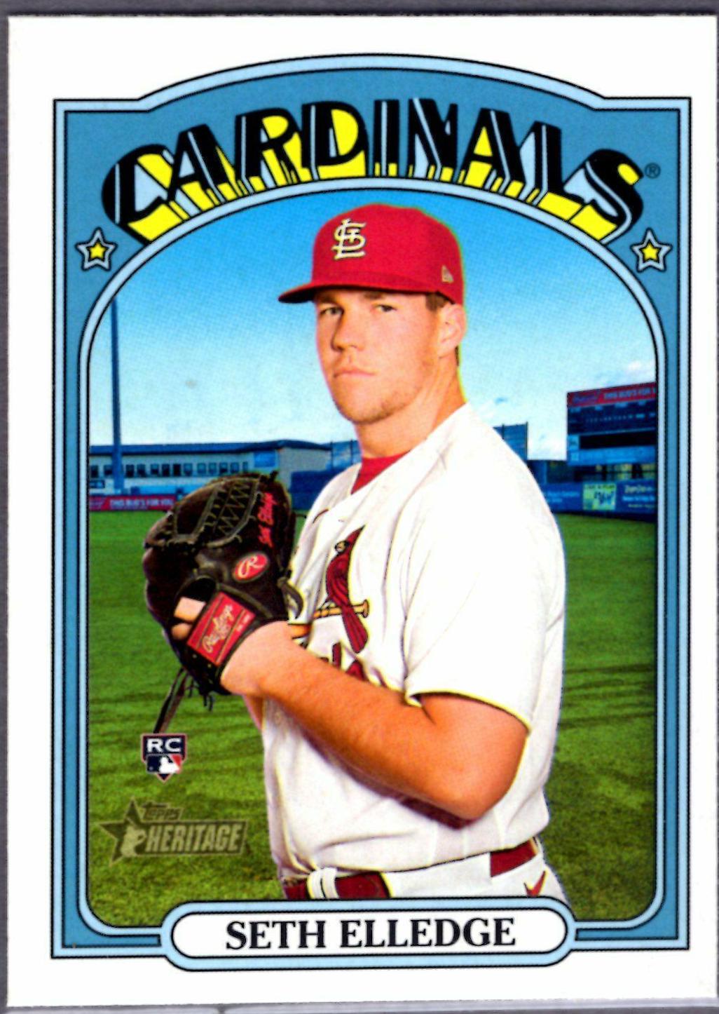 Seth Elledge #549 Baseball Cards 2021 Topps Heritage