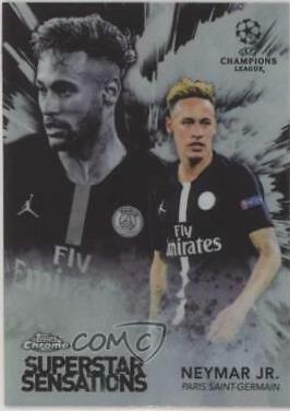 Neymar Jr. #SS-NJ Soccer Cards 2018 Topps Chrome UEFA Champions League Superstar Sensations
